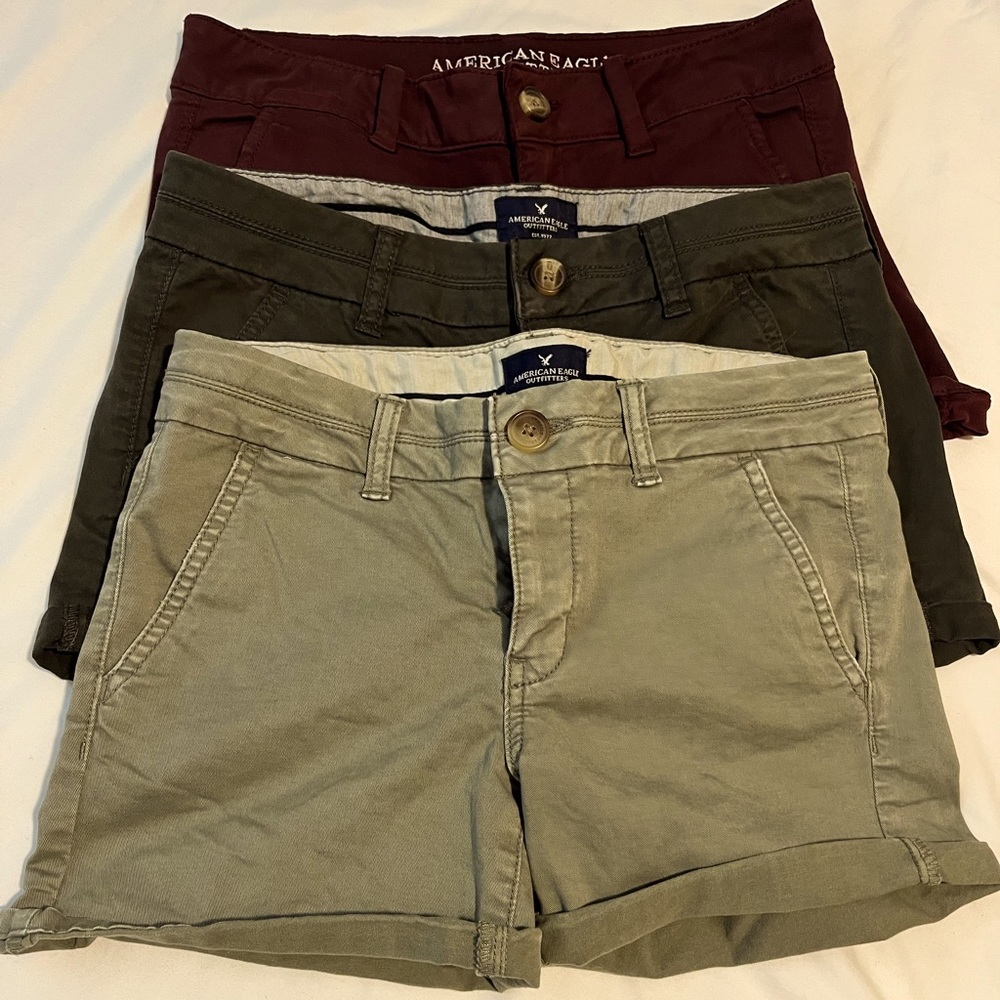 American Eagle Outfitters bundle three pairs of shorts